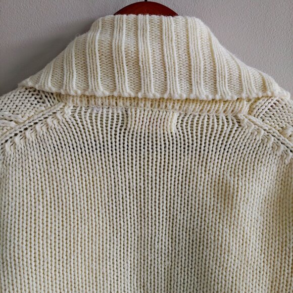 Vintage Fisherman Cardigan Sweater - Picture 4 of 11